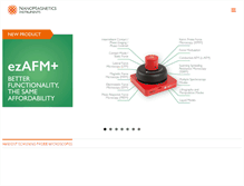 Tablet Screenshot of nanomagnetics-inst.com